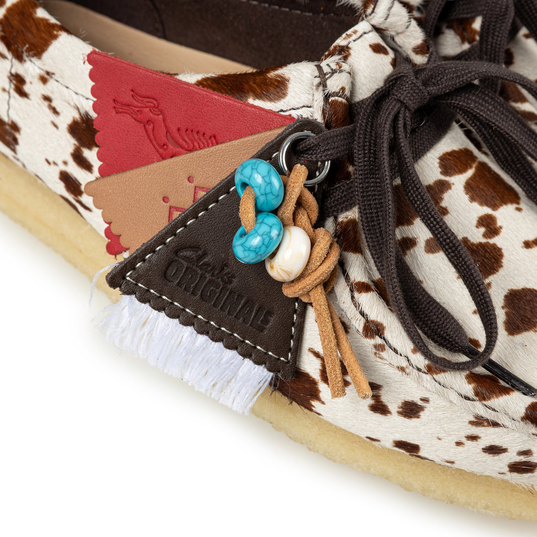 Wallabee Women | Brown Cow Print