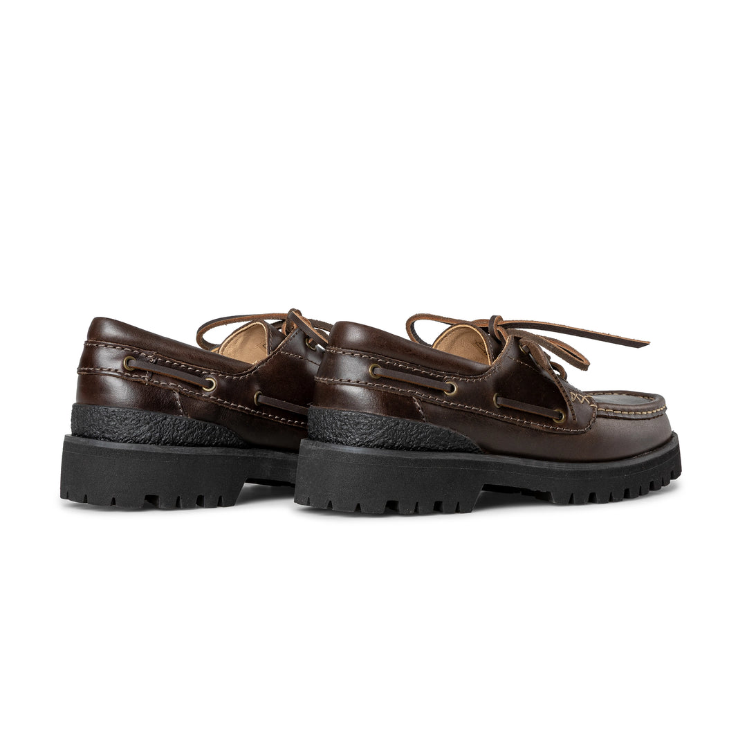 Yukoner Boat | Brown Leather
