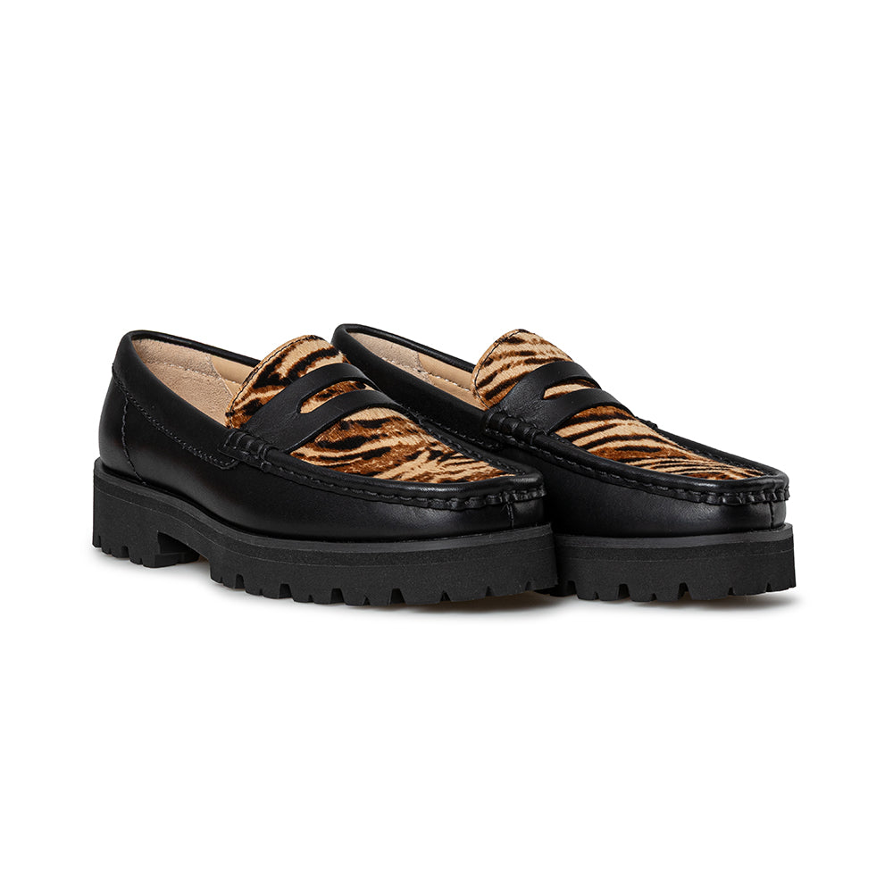Yukoner Penny | Black Combi Leather