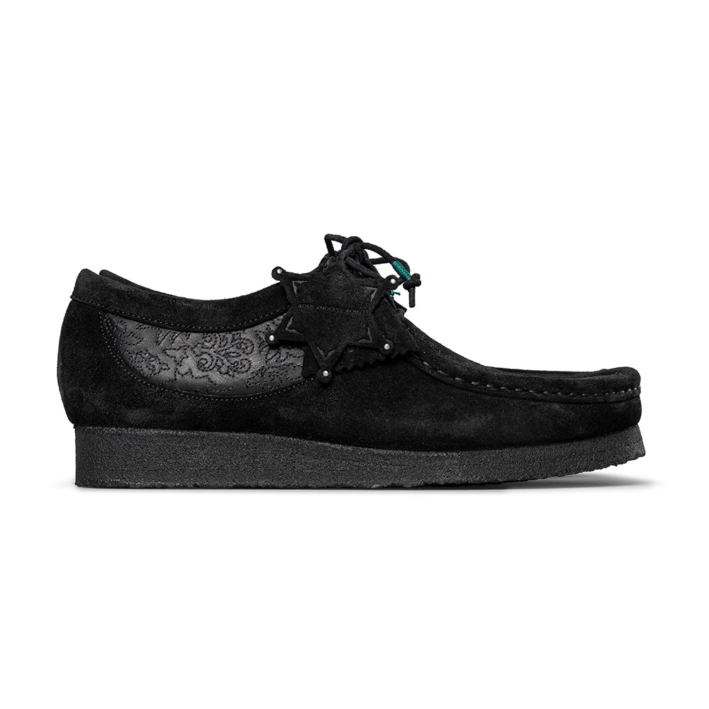Clarks x Andersson Bell Wallabee | Black Embroidery