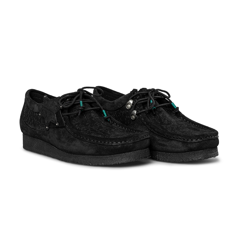 Clarks x Andersson Bell Wallabee | Black Embroidery