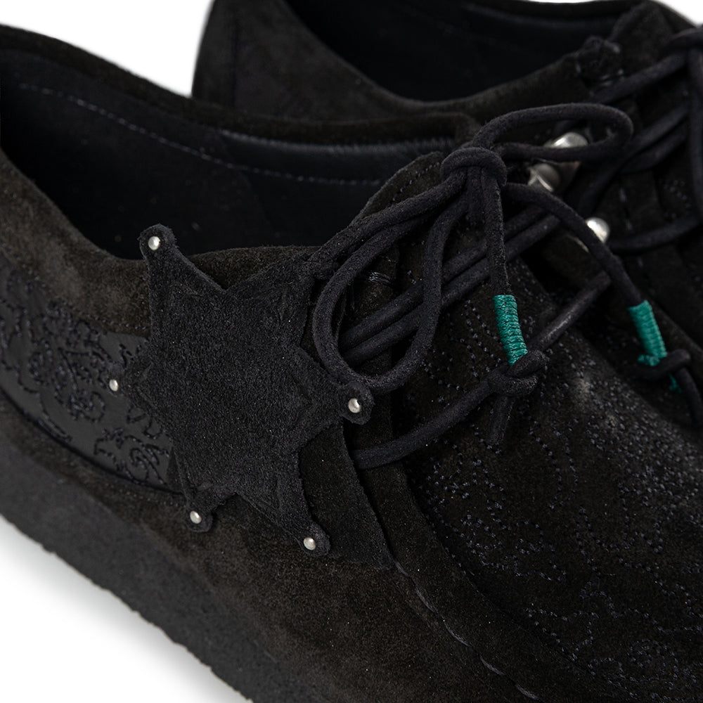 Clarks x Andersson Bell Wallabee | Black Embroidery