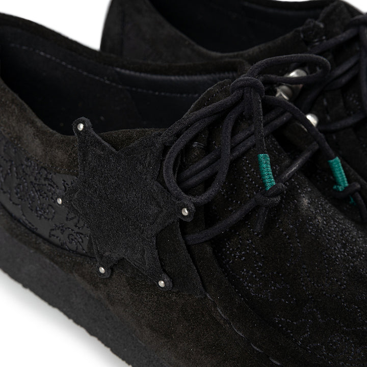 Clarks x Andersson Bell Wallabee | Black Embroidery
