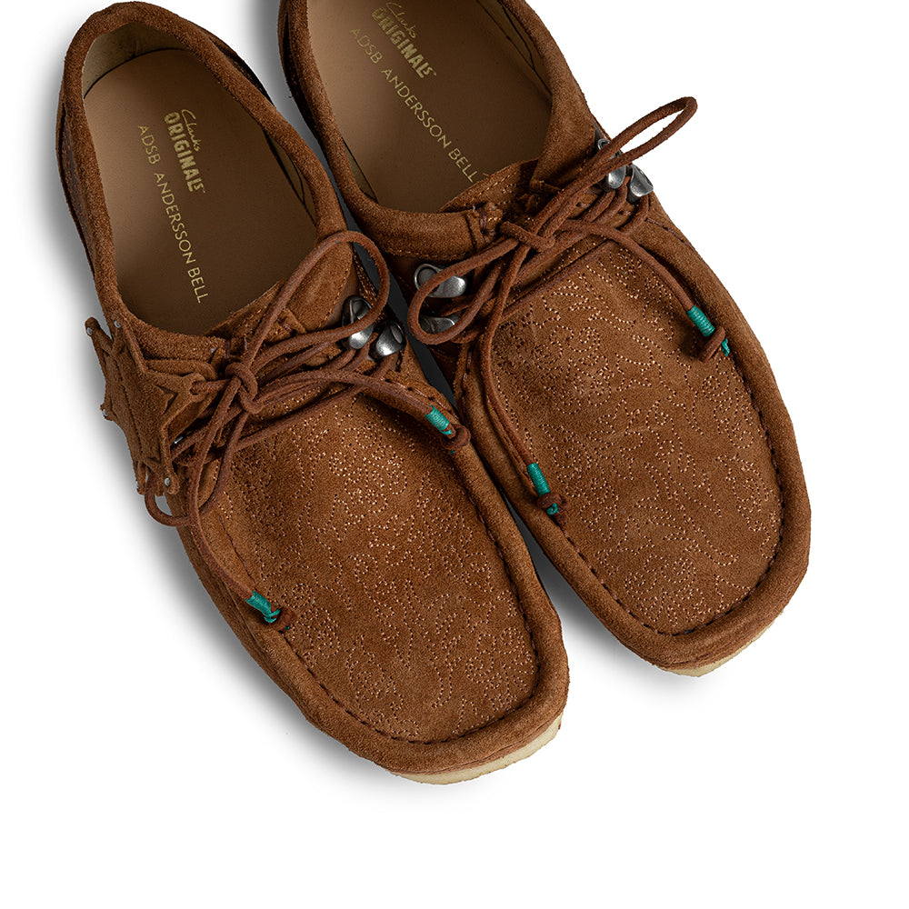 Clarks x Andersson Bell Wallabee | Tan Embroidery