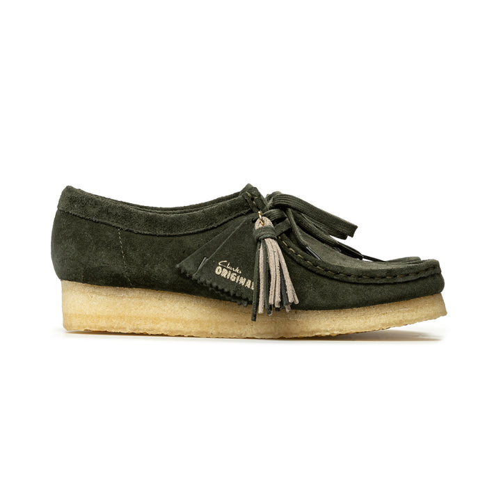 Wallabee Forest Green Suede Women | Green