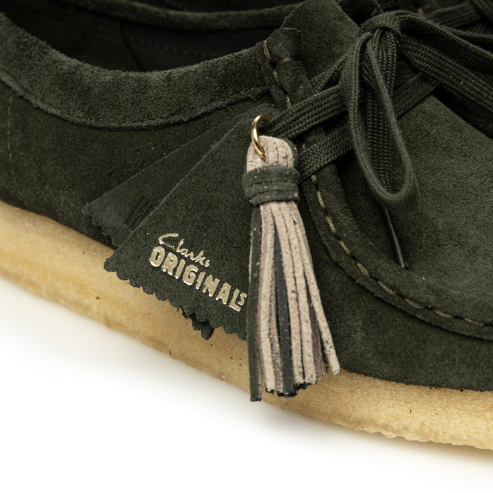 Wallabee Forest Green Suede Women | Green