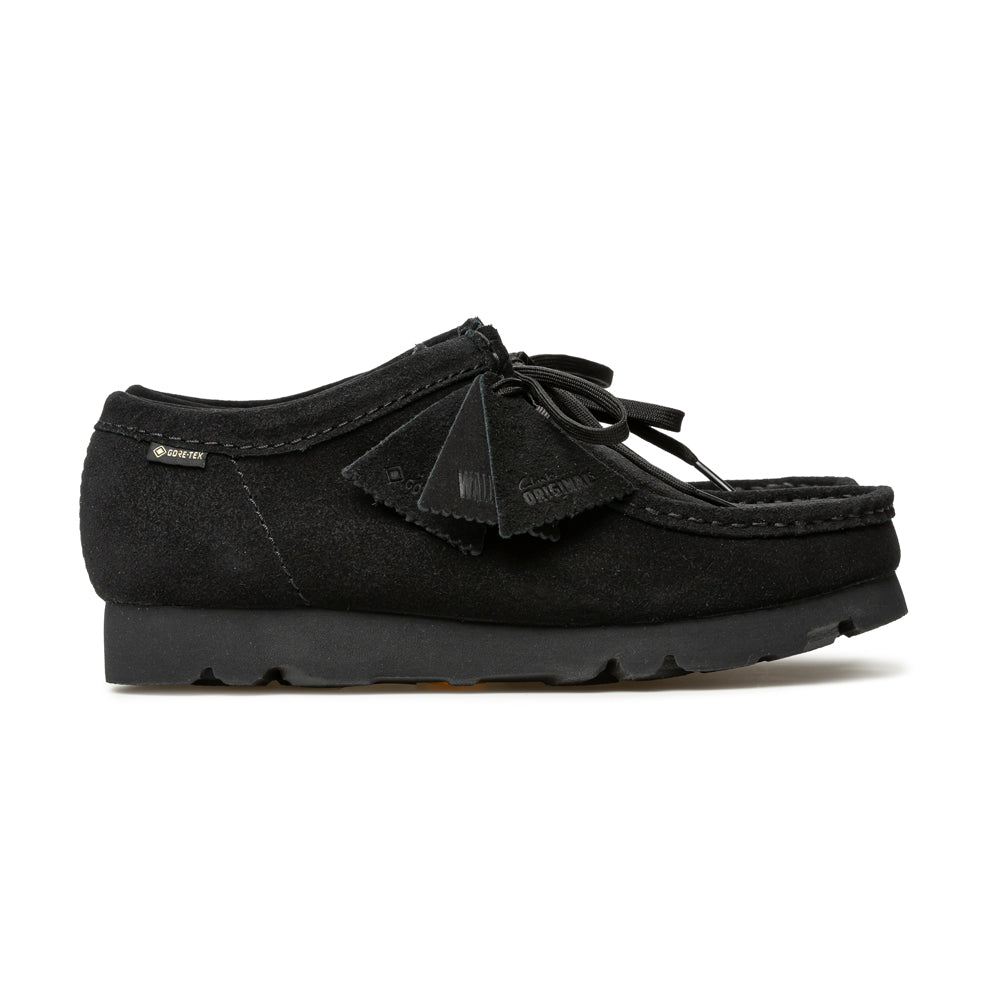 靴 Clarks Originals WallabeeGTX BlackSuede ClarksWallabeeGTXBlackSuedeBla