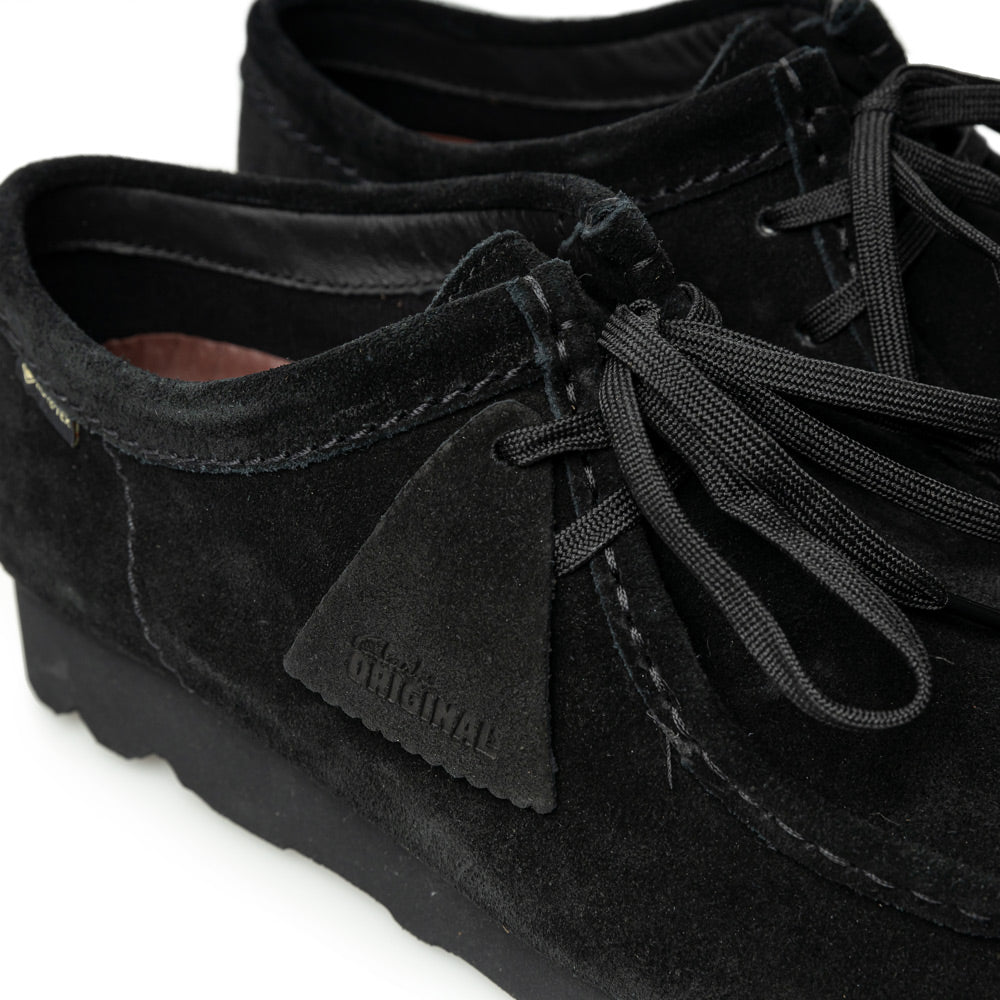 Clarks Wallabee GTX Black Suede | Black