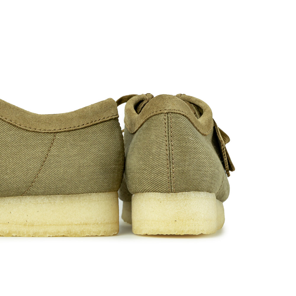 靴 Clarks Originals Wallabee Olive Canvas Clarks Wallabee Olive Canvas | Olive