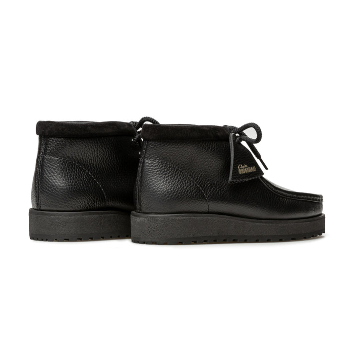 Wallabee Scout Black Leather | Black