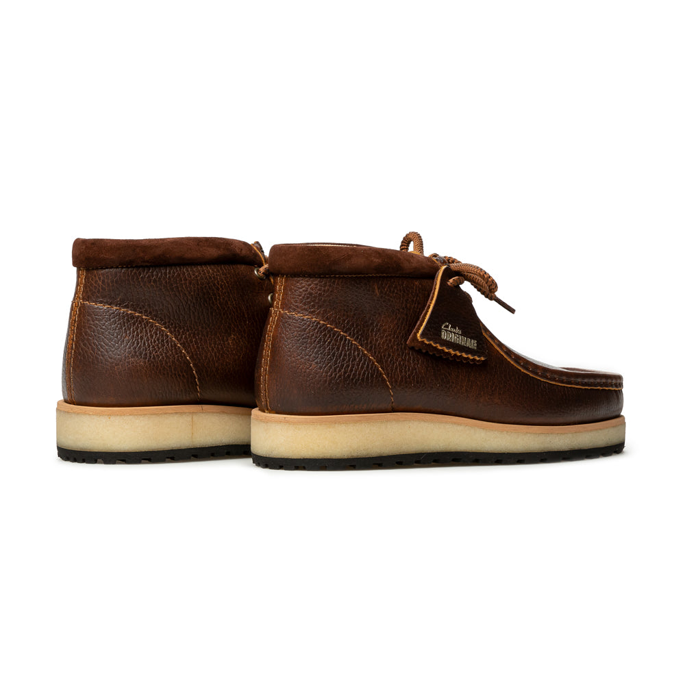 Wallabee Scout Dark Tan Leather | Brown