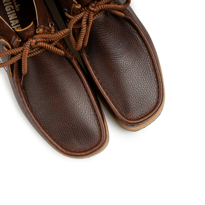 Wallabee Scout Dark Tan Leather | Brown