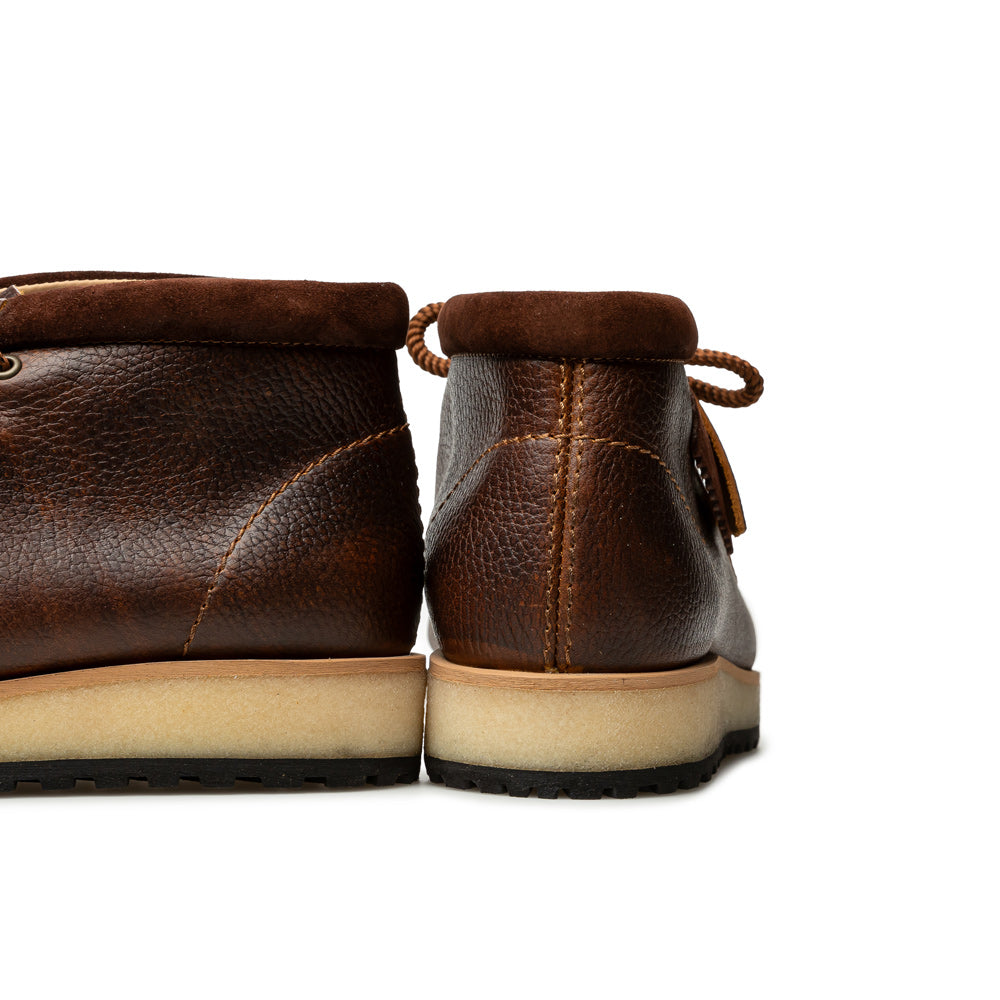 Wallabee Scout Dark Tan Leather | Brown