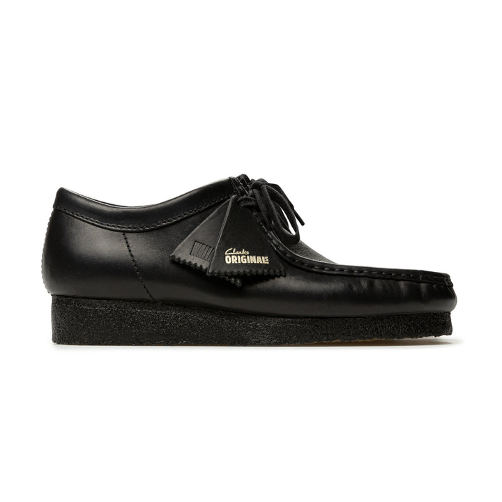 Wallabee Black Leather | Black