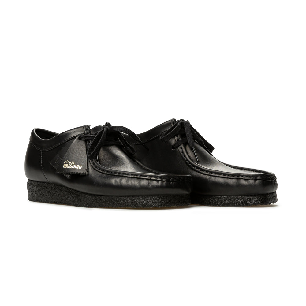 Wallabee Black Leather | Black