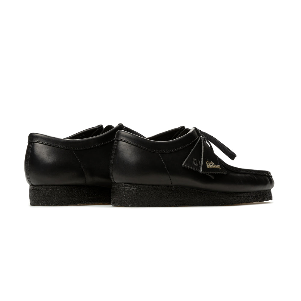 Wallabee Black Leather | Black