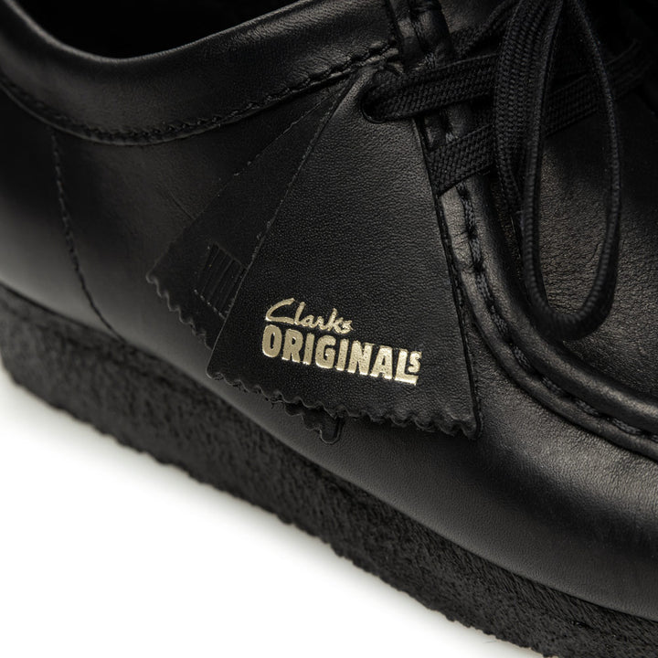 Wallabee Black Leather | Black