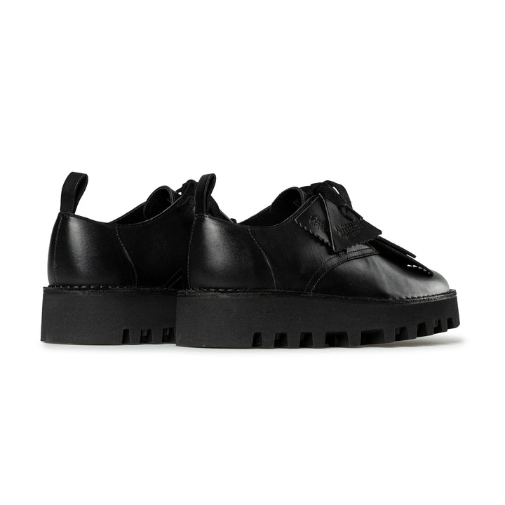 Clarks x Engineered Garments Desert Khan | Black Smooth