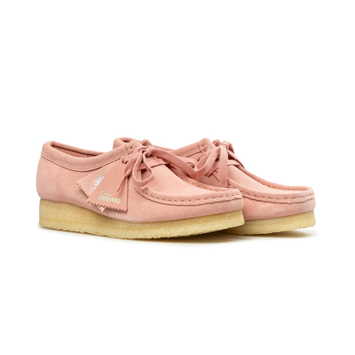 Clarks x Manchester Wallabee Blush Pink Suede | Pink