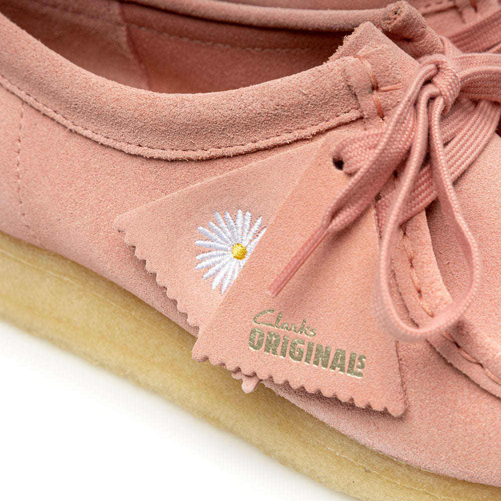 Clarks x Manchester Wallabee Blush Pink Suede | Pink