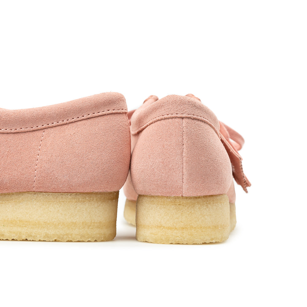 Clarks x Manchester Wallabee Blush Pink Suede | Pink