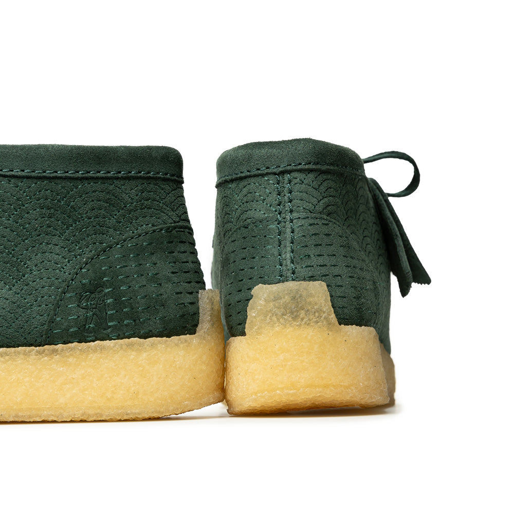 Clarks x Ronnie Fieg Rossendale Boot | Dark Green Sashiko