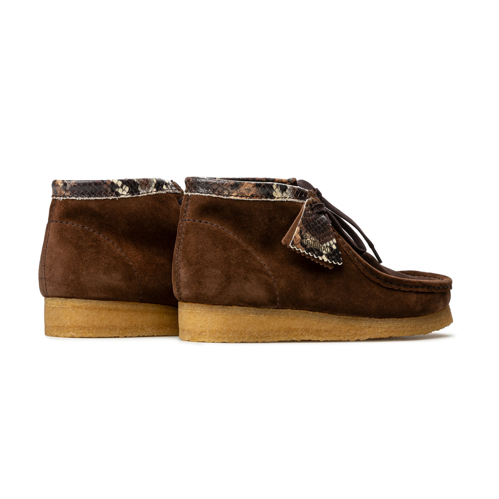 Clarks x Tokyo Wallabee Boot Brown Snake Combination | Brown