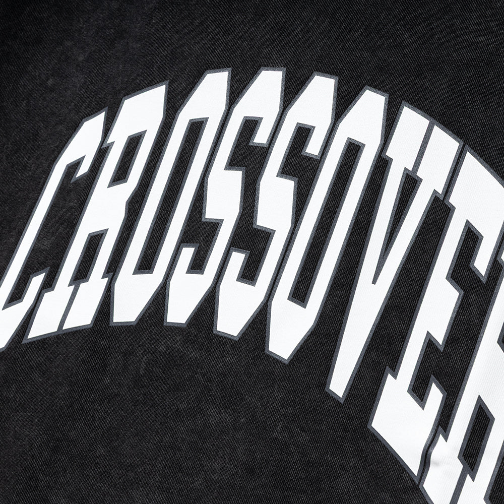 Collegiate Drop Out Tee | Black White