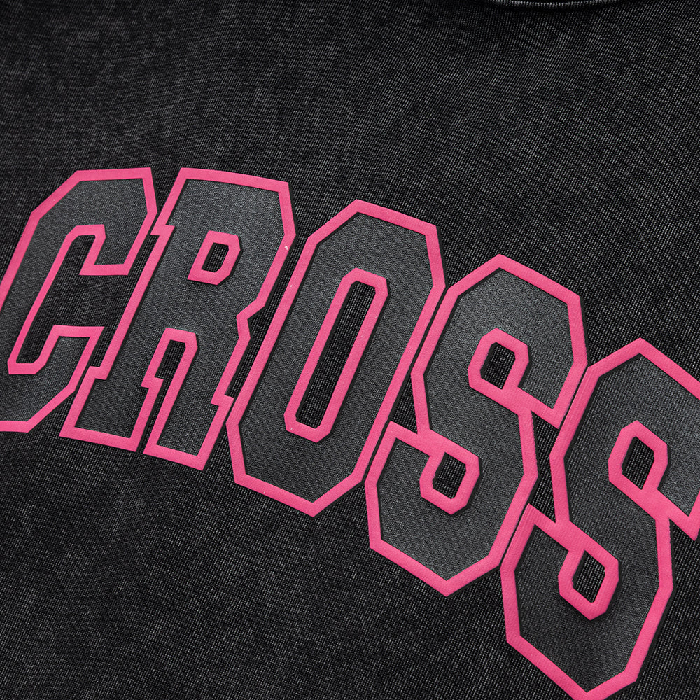 Collegiate Over Tee | Black White