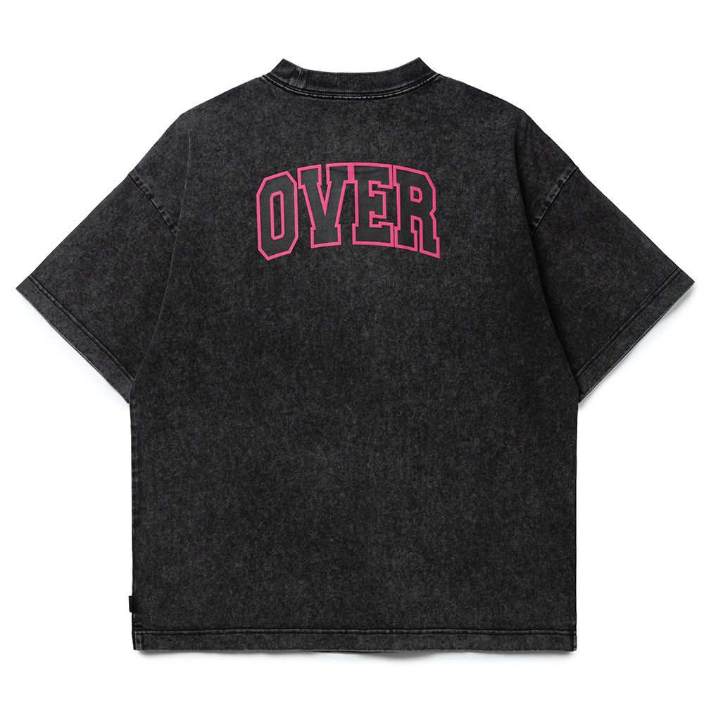 Collegiate Over Tee | Black White