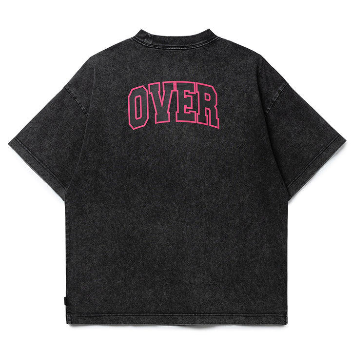 Collegiate Over Tee | Black White