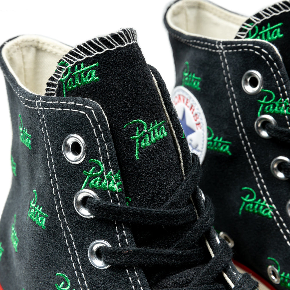 Converse x Patta Chuck 70 Hi | Black Jolly Green