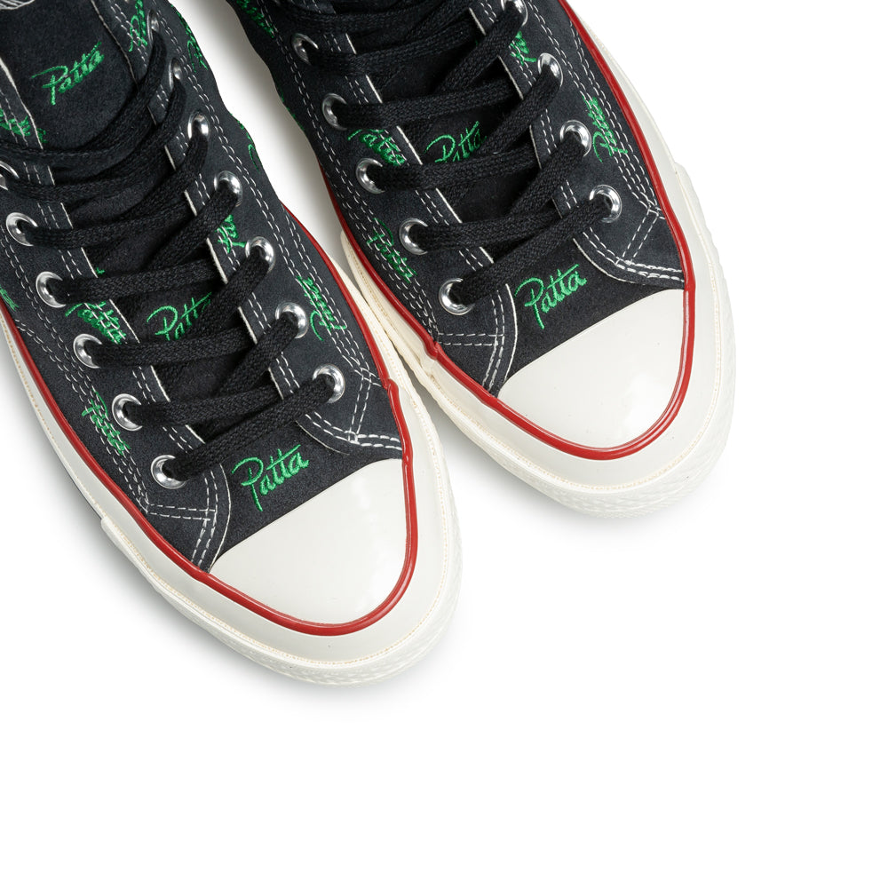 Converse x Patta Chuck 70 Hi | Black Jolly Green