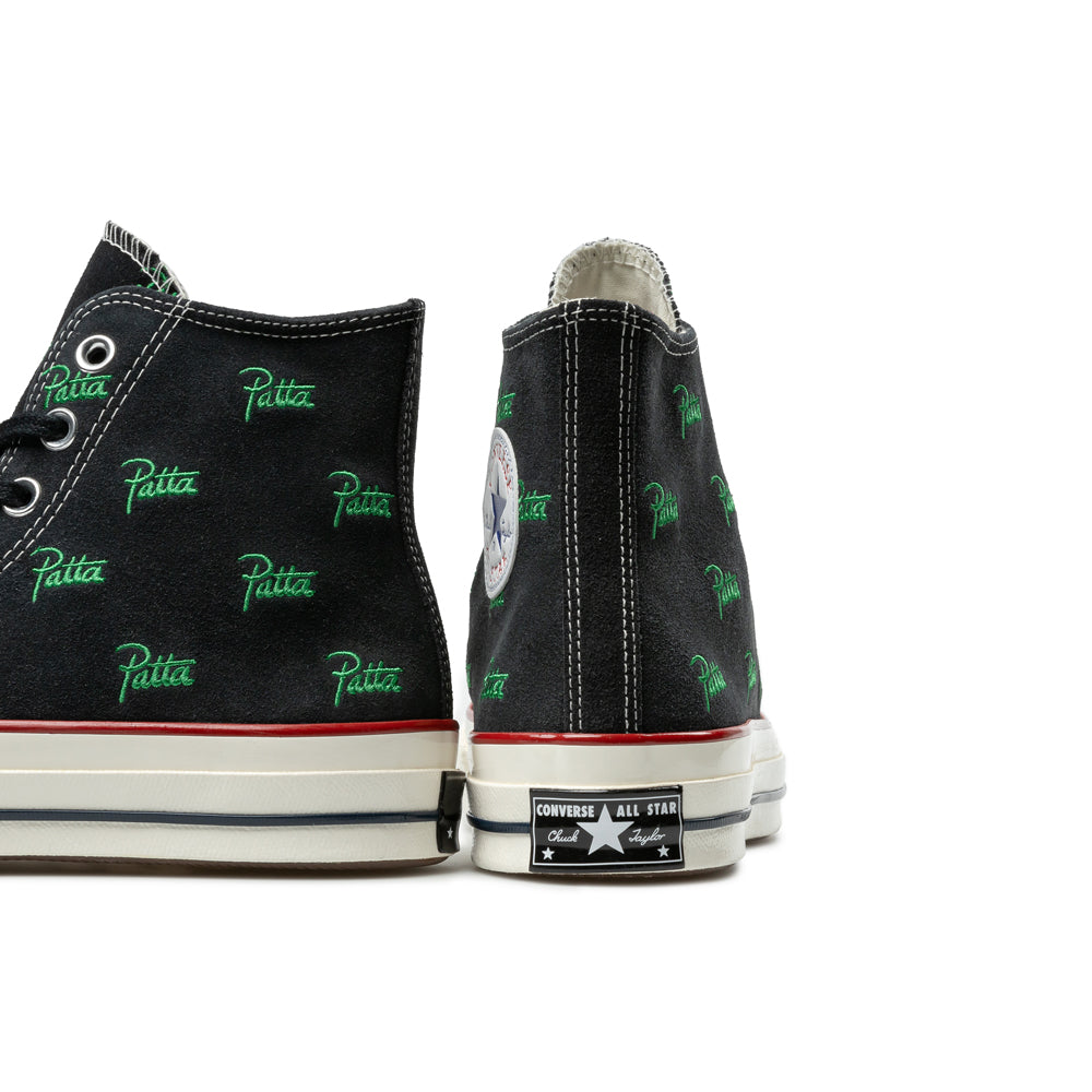 Converse x Patta Chuck 70 Hi | Black Jolly Green