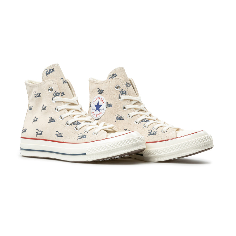 Converse x Patta Chuck 70 Hi Natural Ivory Insignia Blue