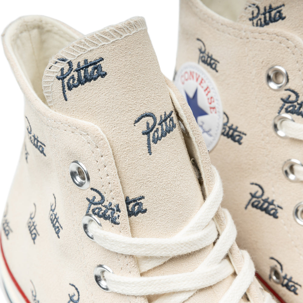 Converse x Patta Chuck 70 Hi | Natural Ivory Insignia Blue