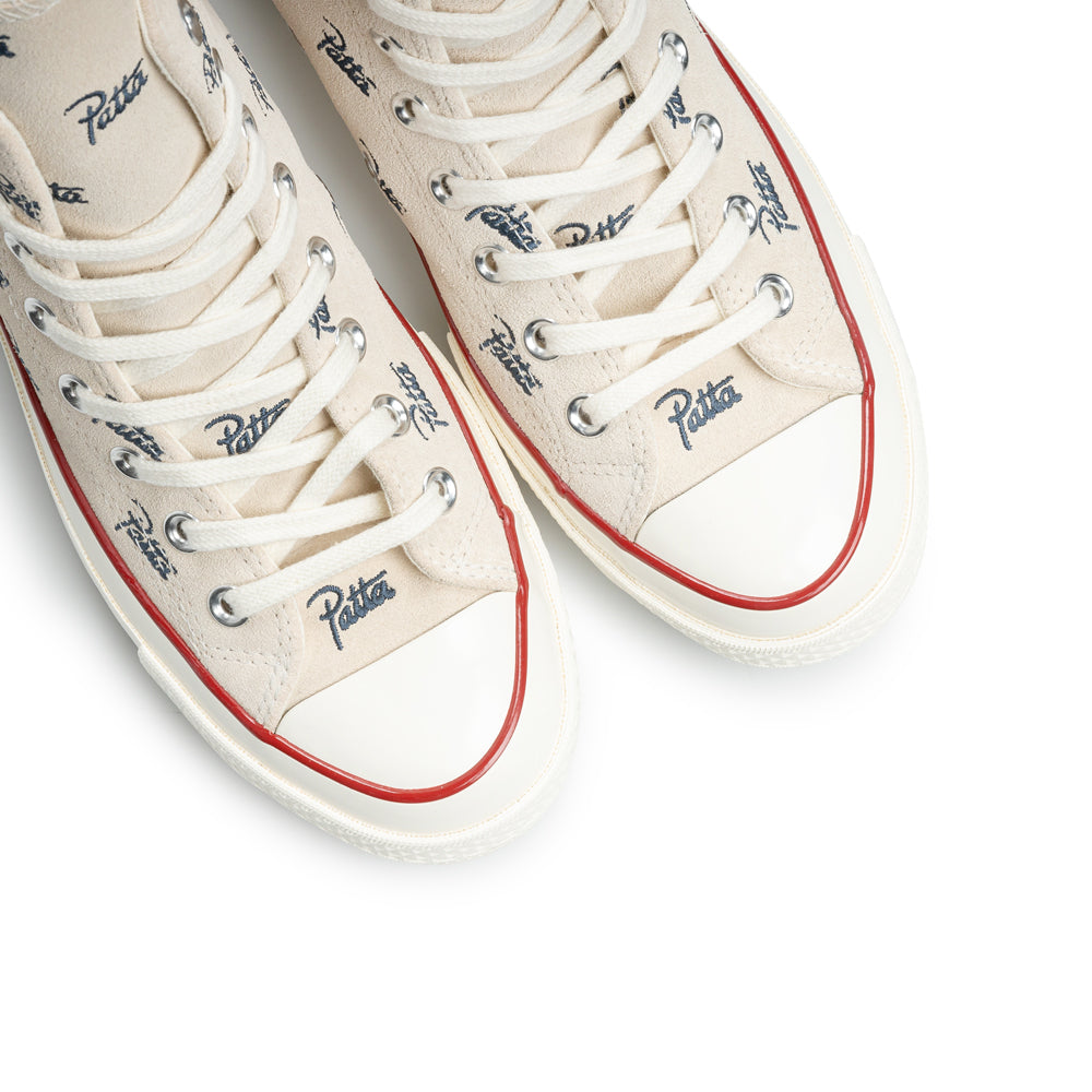 Converse x Patta Chuck 70 Hi | Natural Ivory Insignia Blue