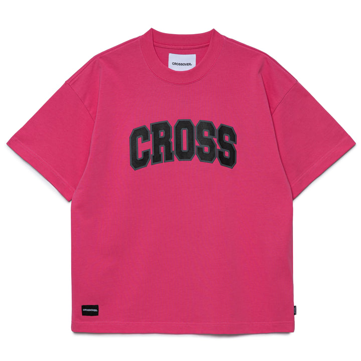 Collegiate Over Tee | Pink