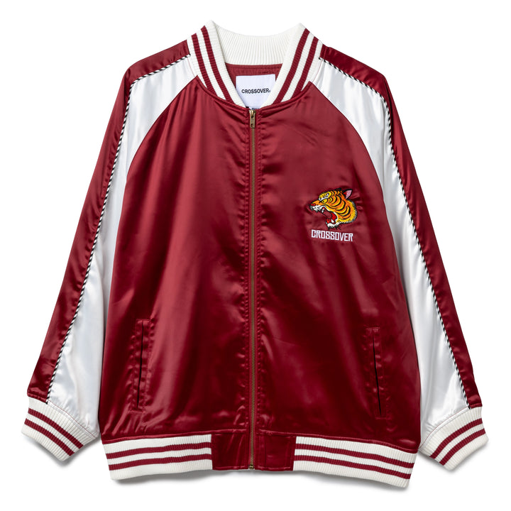 Disobedient Nature Tiger Souvenir Jacket | Maroon