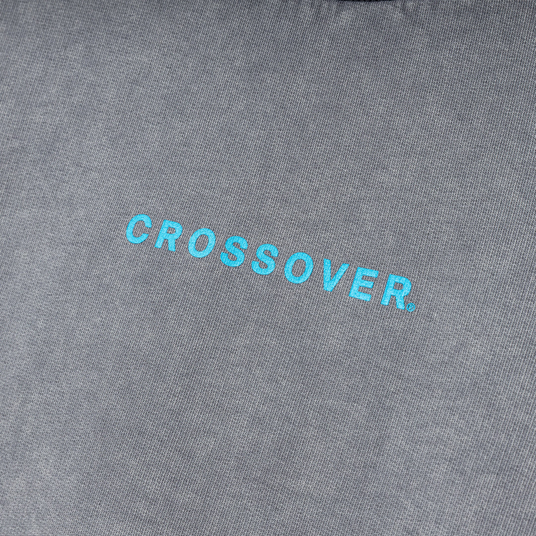 Signature Space Logo Crewneck Sweater | Grey Faded