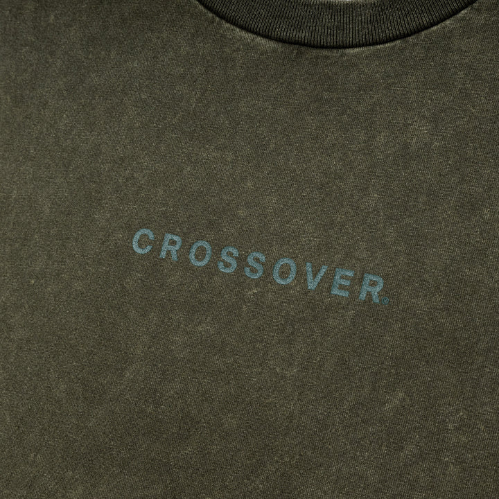 Signature Space Logo Tee | Green Faded