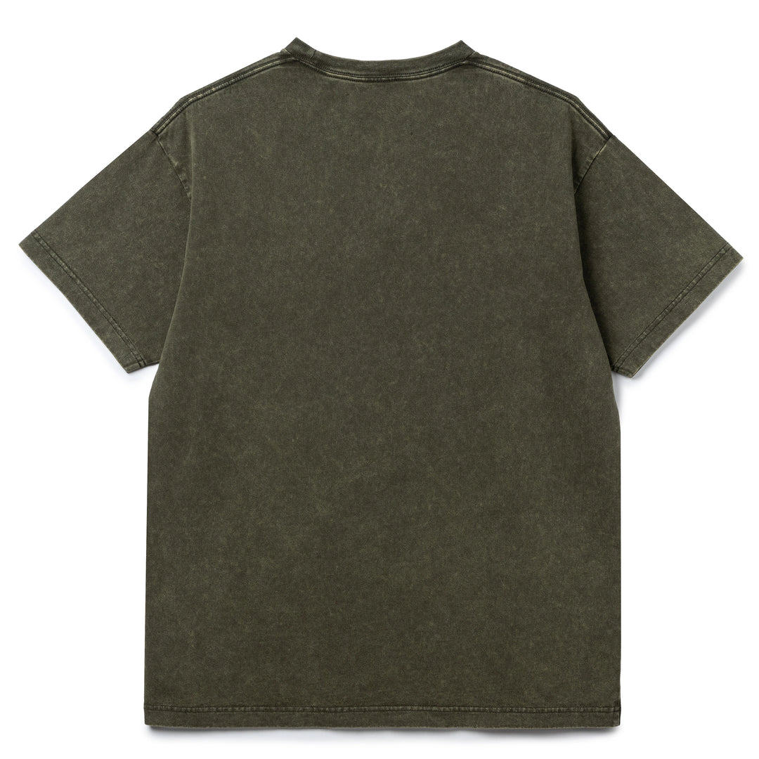 Signature Space Logo Tee | Green Faded