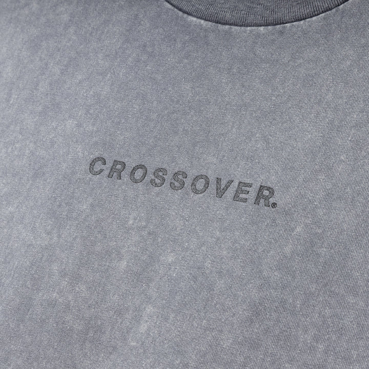 Signature Space Logo Tee | Grey Faded