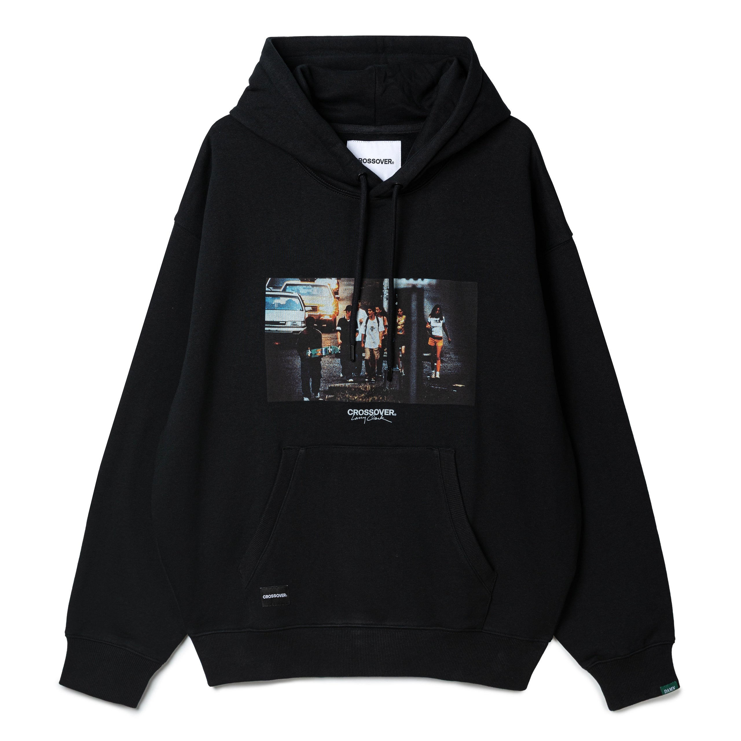 CROSSOVER® × KIDS by Larry Clark 30th Anniversary Pullover Hoodie | Black