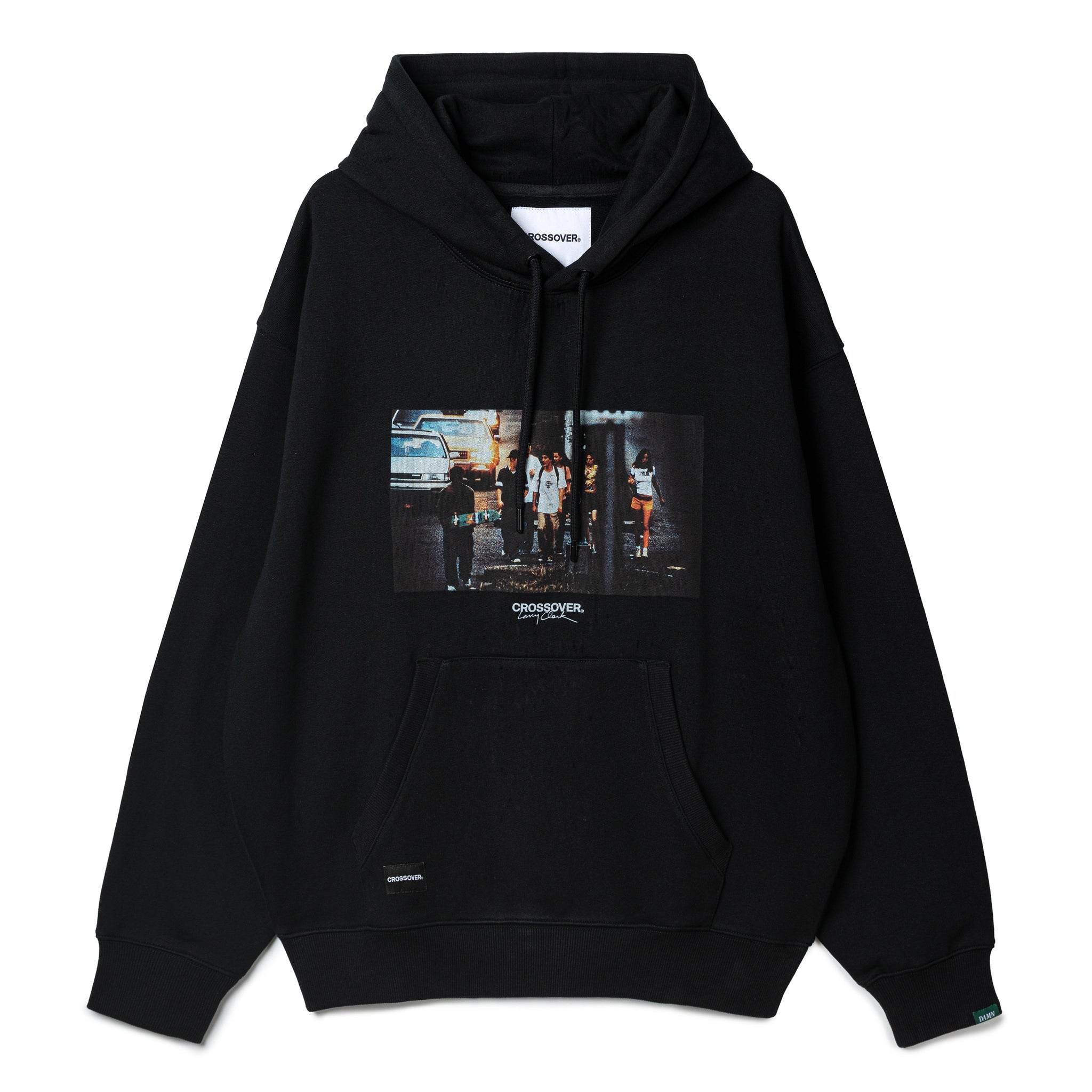 CROSSOVER® × KIDS by Larry Clark 30th Anniversary Pullover Hoodie | Black