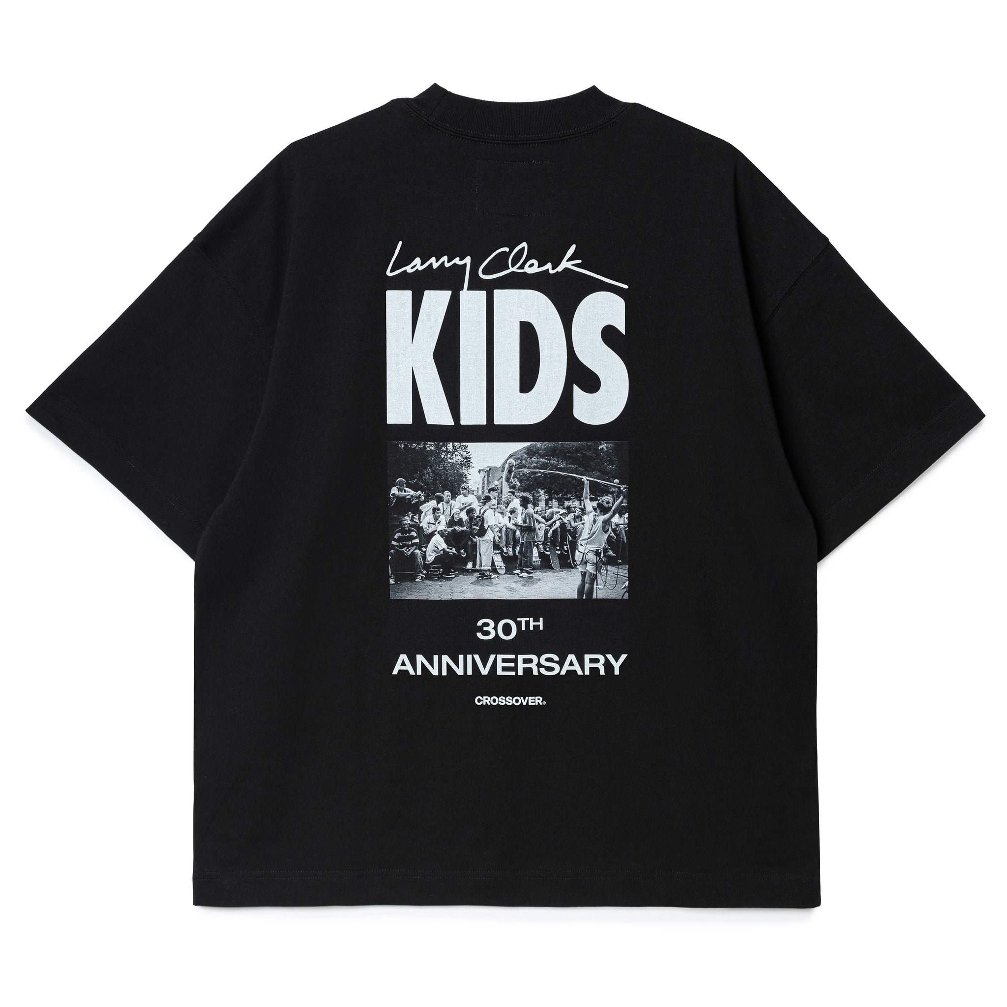 CROSSOVER® × KIDS by Larry Clark 30th Anniversary '01' Tee | Black