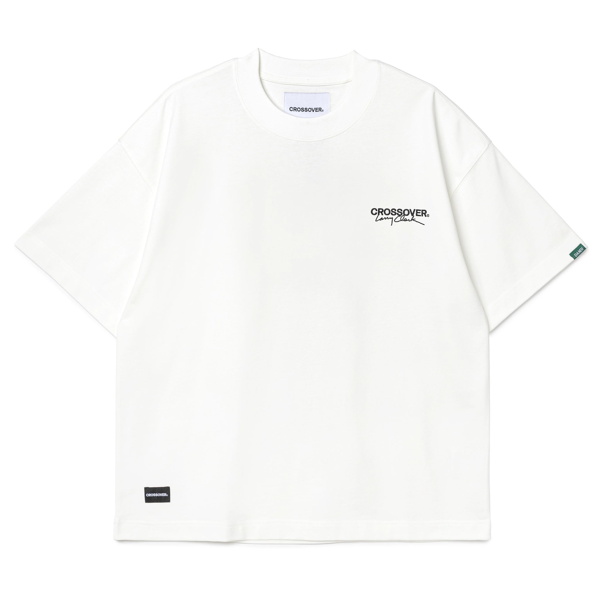 CROSSOVER® × KIDS by Larry Clark 30th Anniversary '01' Tee | White