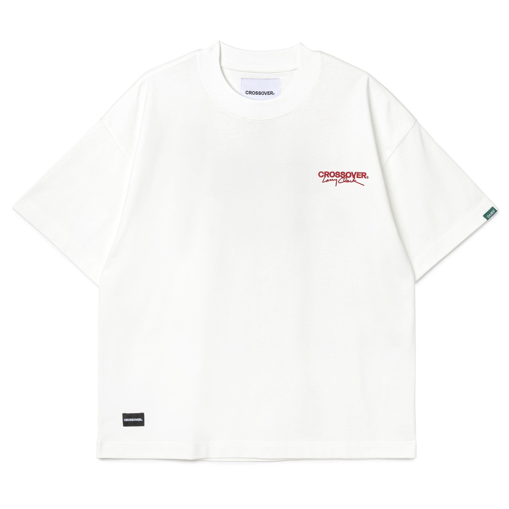 CROSSOVER® × KIDS by Larry Clark 30th Anniversary '02' Tee | White