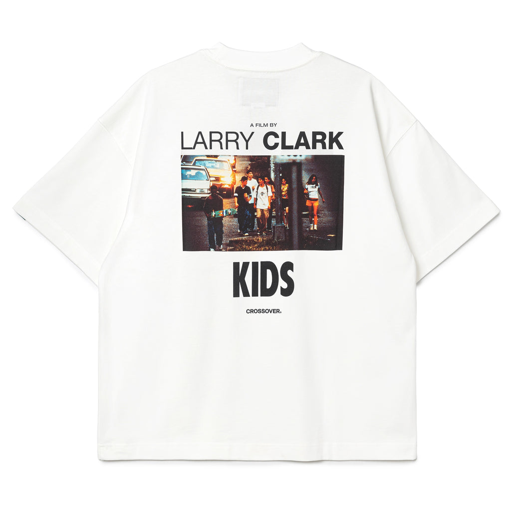CROSSOVER® × KIDS by Larry Clark 30th Anniversary '03' Tee | White