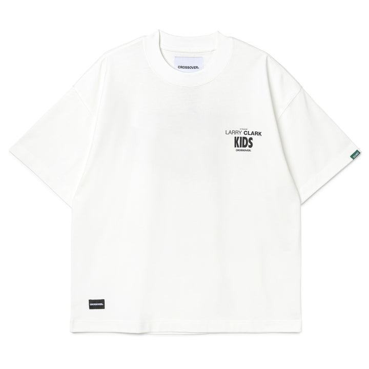 CROSSOVER® × KIDS by Larry Clark 30th Anniversary '03' Tee | White